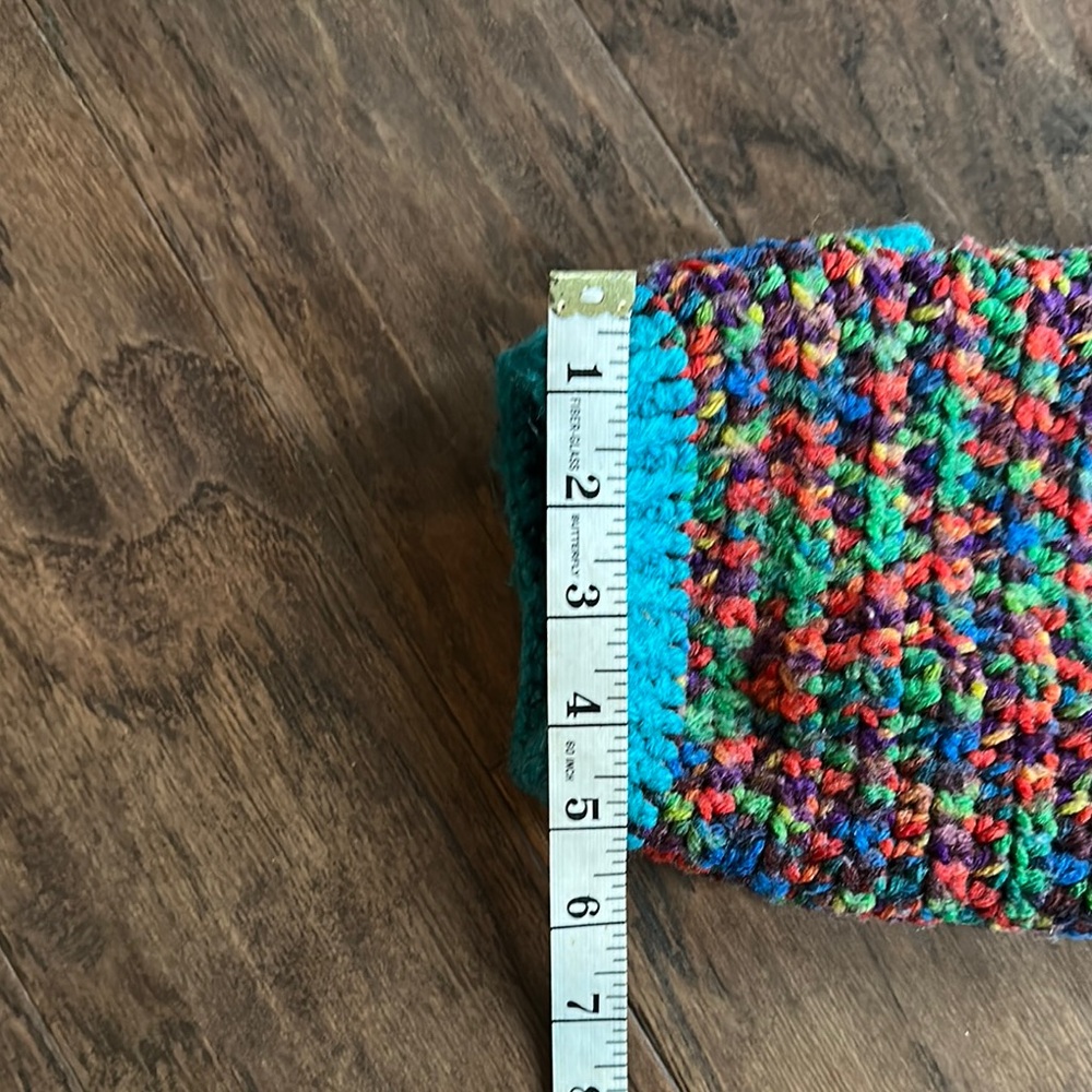 Handmade Colorful Crocheted Dog Sweater - Picture 4 of 6